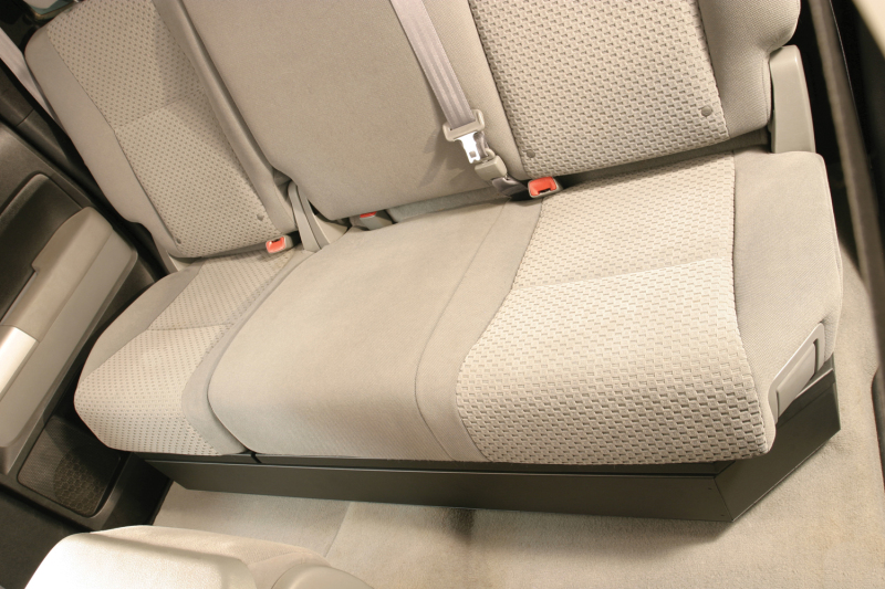 Toyota Tundra Underseat Lockbox - Rear - Tuffy Products - 3-Digit Combination Lock - Black - `07-`21